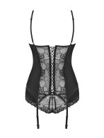 Erotický korzet model 16133391 corset black - Obsessive