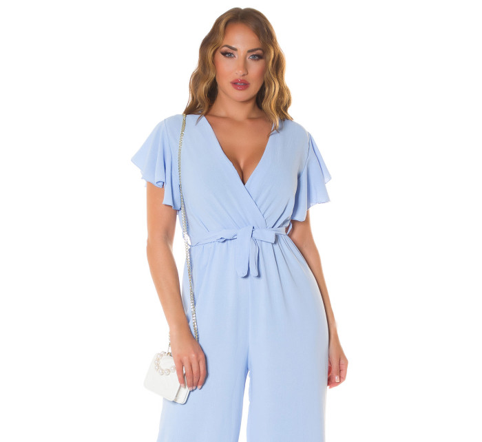 Sexy Summer Overall model 19631726 leg with belt to tie - Style fashion