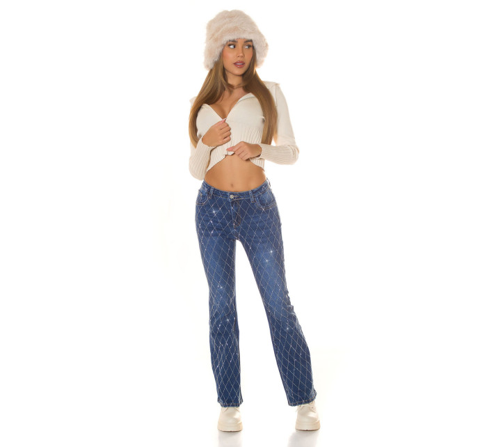 Sexy Jeans model 20559104 with glitter - Style fashion