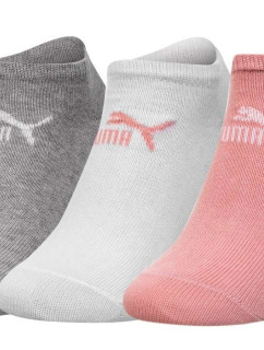 Puma 3Pack Ponožky 887497 Růžová/šedá/bílá