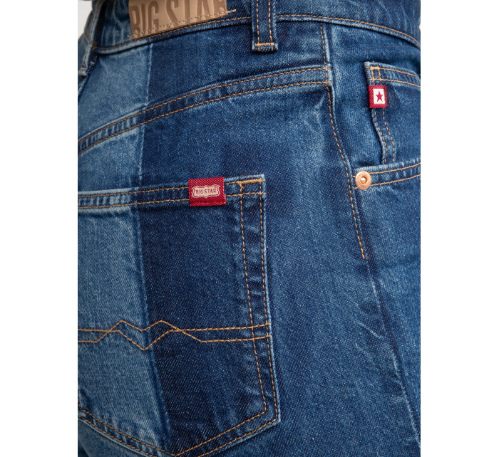 Džíny Big Star Rovné Kalhoty Denim 190118 491 Střední Denim