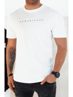 Pánské tričko s potiskem bílé Dstreet RX5475