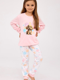 Dívčí pyžamo Cornette Kids Girl 594/179 Star dł/r 86-128