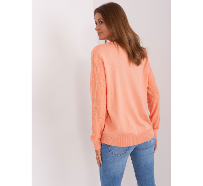 Sweter AT SW 2231.99P brzoskwiniowy