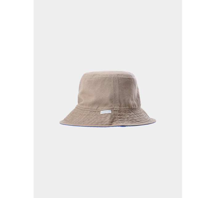 Pánský oboustranný bucket hat 4F - béžový/modrý