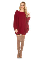 Trendy KouCla Oversize Bat Sweater