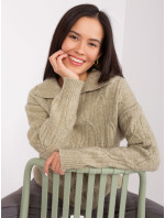 Sweter AT SW  khaki model 19034206 - FPrice