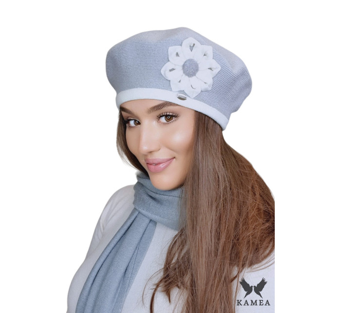 Beret model 17948956 Šedá - Kamea