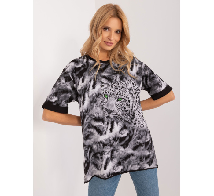 T shirt PM TS 4542.31 czarny