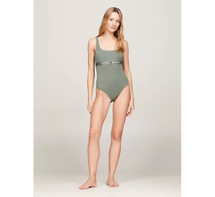 Dámské oblečení Close to Body 1 Piece ONE PIECE (EXT SIZES) UW0UW05322MRG - Tommy Hilfiger