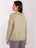 Sweter AT SW  khaki model 19034206 - FPrice