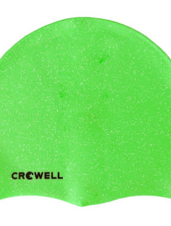 Crowell Recycling Pearl světle zelená silikonová plavecká čepice Barva 8