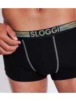 Pánské boxerky GO ABC Natural Hipster 2P - BLACK - černé 0004 - SLOGGI