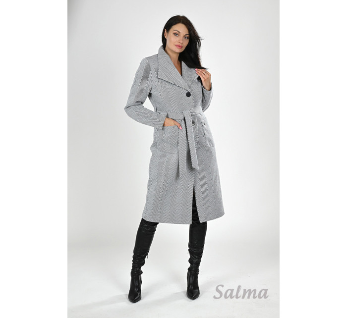 Gamstel Coat Salma Black/White