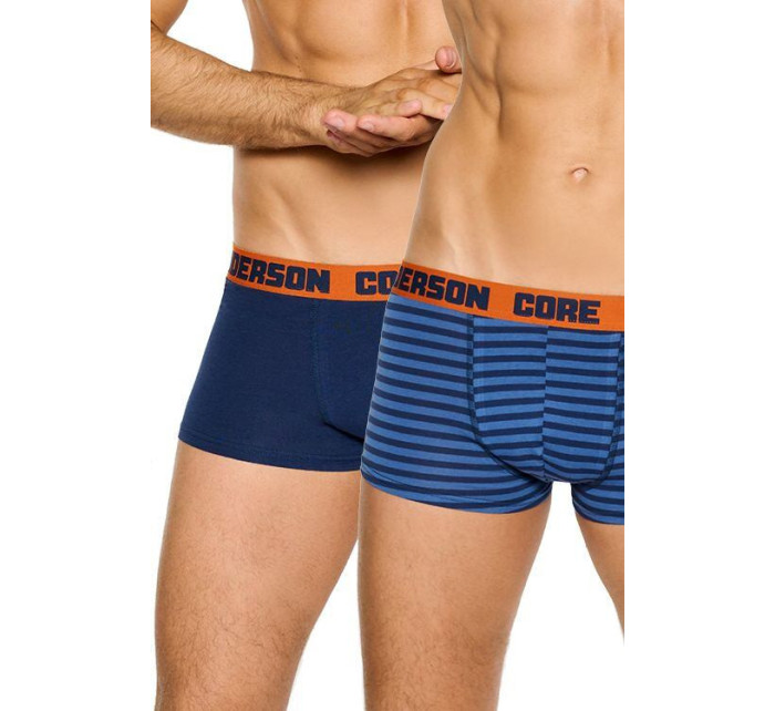 2pack boxerky Naff Core modré a s proužky