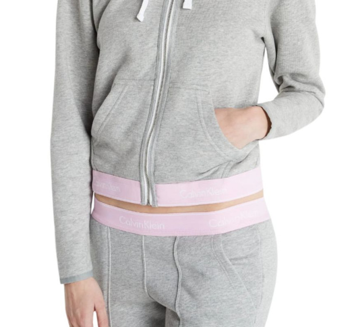 Calvin Klein Top Hoodie Full Z W QS5667E Mikina s kapucí