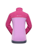 Dětská softshellová bunda ALPINE PRO TYCHO fuchsia red