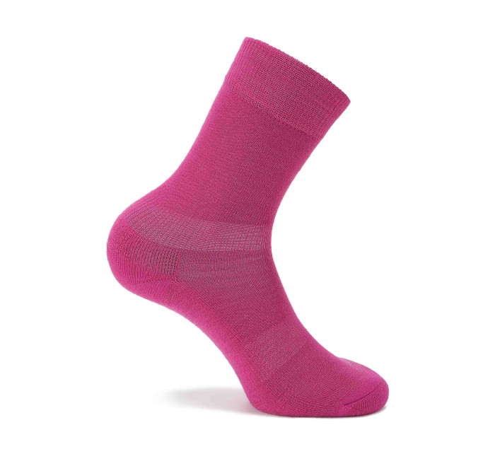 Unisex ponožky z merino vlny ALPINE PRO KLAMO fuchsia red