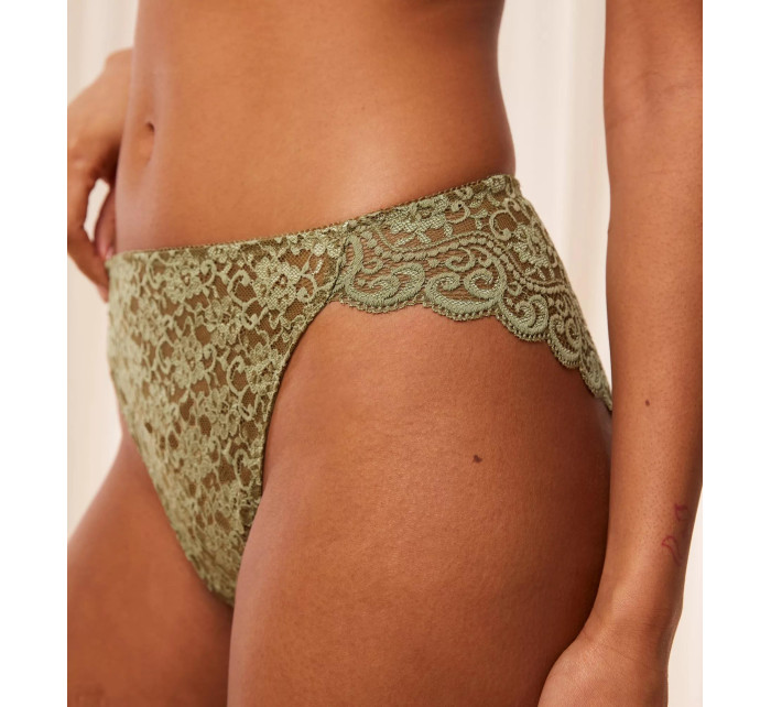 Amourette Highleg Tai - GREEN - TRIUMPH GREEN - TRIUMPH