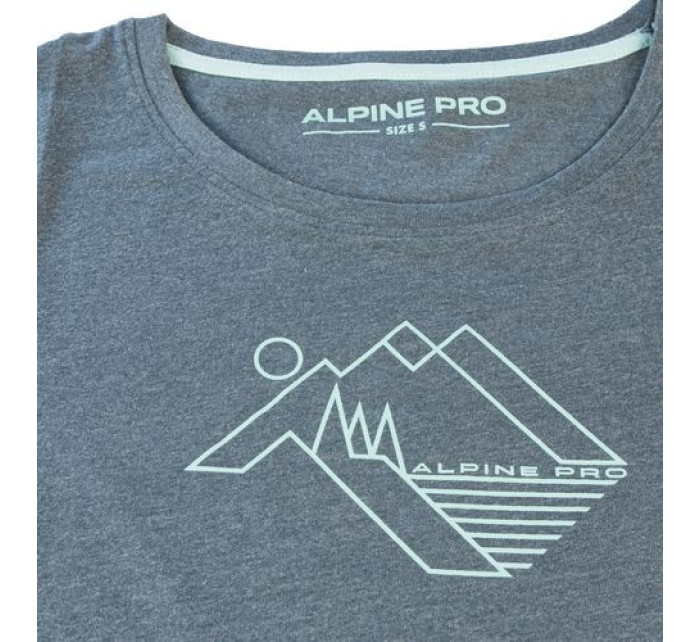 Dámské triko ALPINE PRO KEFADA dk.true gray