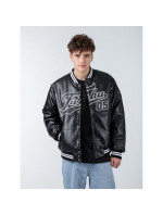 Fubu Varsity Leather Jacket M 6075111 pánské