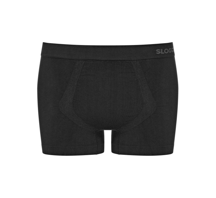 Pánské boxerky GO Smooth Short C2P - BLACK - černošedé M014 - SLOGGI