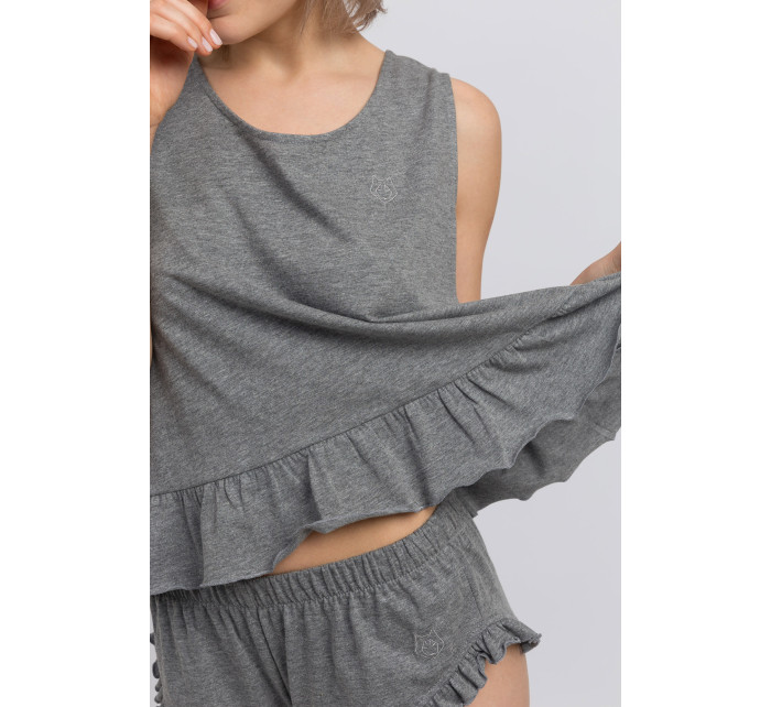 LaLupa Top LA052 Grey