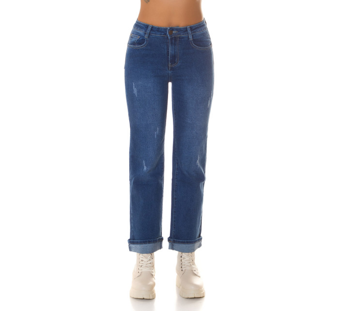 Sexy Highwaist Push up použitý vzhled flarred Jeans