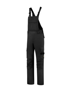 Bib & Brace Twill Cordura pracovní kalhoty s laclem unisex černá