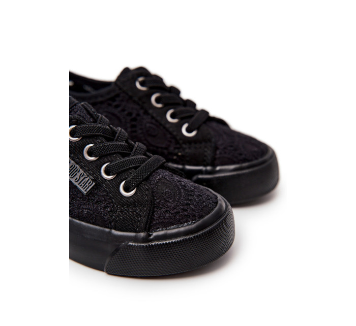 Openwork Sneakers Big Star JJ374133 Black