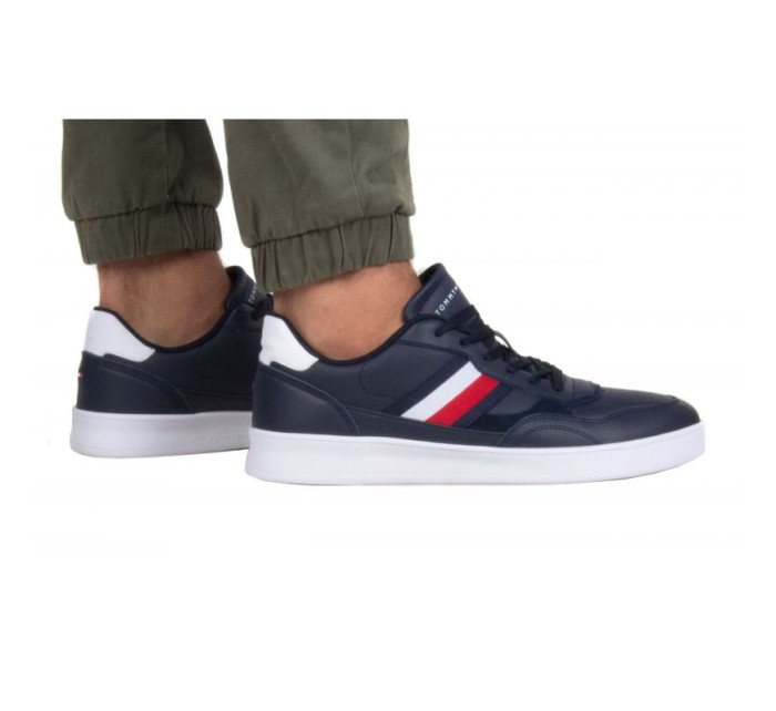 Tommy Hilfiger Court Cupsole Retro Lth Stripes M FM0FM04828 Boty DW5