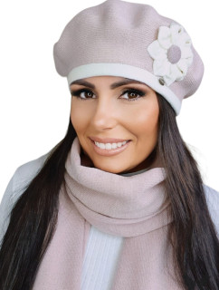 Beret model 17948958 Růžová - Kamea