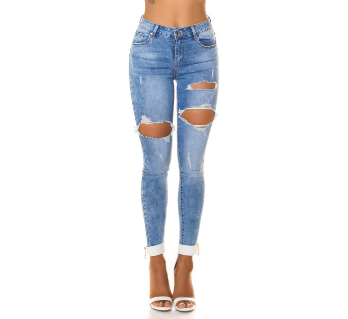 Sexy Highwaist model 19626440 look Skinny Jeans - Style fashion