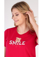 Dámská noční košile s krátkým rukávem model 18598328 Smile - Vienetta