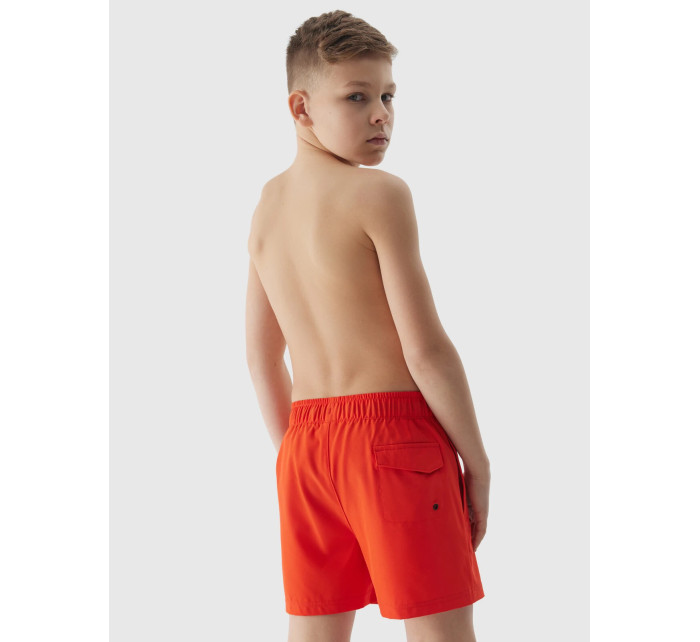 Chlapecké plážové šortky typu boardshorts 4F - červené