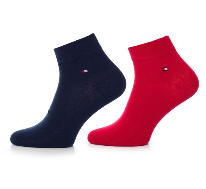 Ponožky Tommy Hilfiger 2Pack 342025001 Red/Navy Blue