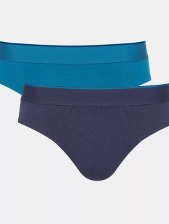 Pánské slipy EVER Airy Brief C2P - BLUE - modré M008 - SLOGGI