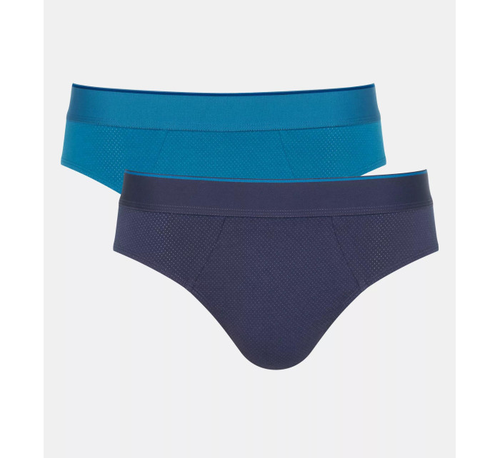 Pánské slipy EVER Airy Brief C2P - BLUE - modré M008 - SLOGGI