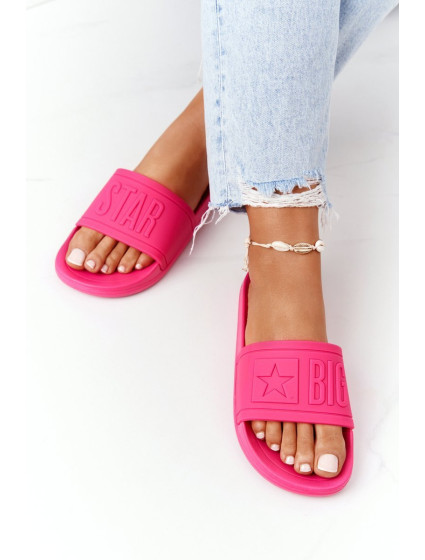 Women's Slippers Big Star HH274A039 Fuchsia