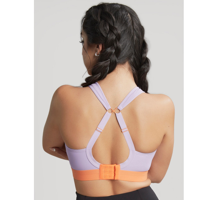 Sportovní podprsenka Non Wired Bra 7341B fialovo/orange - Panache