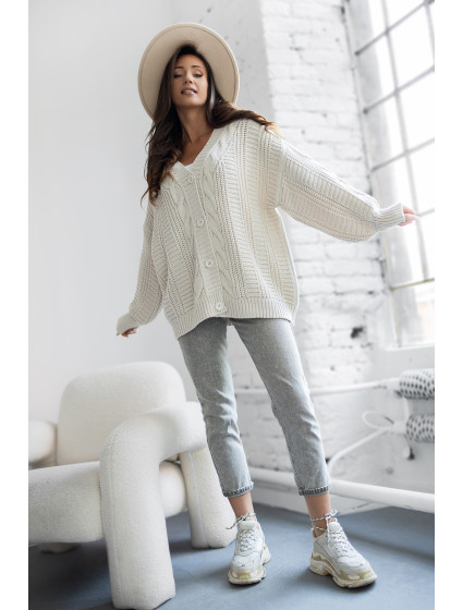 pletený svetr Beige model 20827325 - Sweet Knit