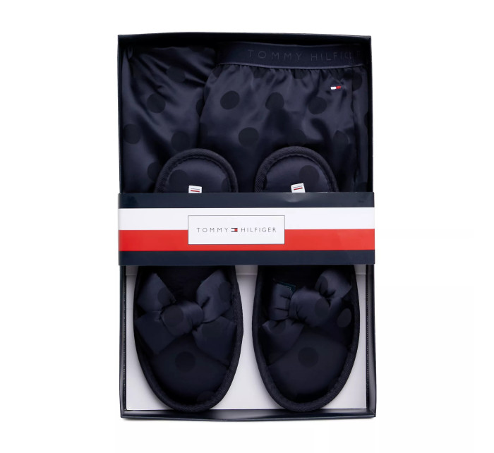 Dámské dárkové balíčky GIFT PYJ CAMI SET & SLIPPERS UW0UW04855DW5 - Tommy Hilfiger