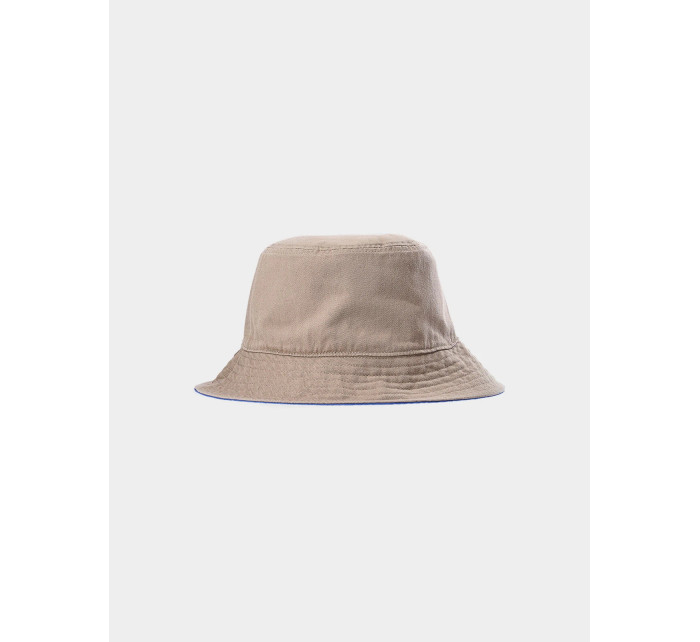 Pánský oboustranný bucket hat 4F - béžový/modrý