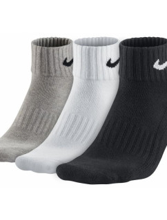 Bavlněné čtvrtinové ponožky Nike 3 Pack SX4926-901