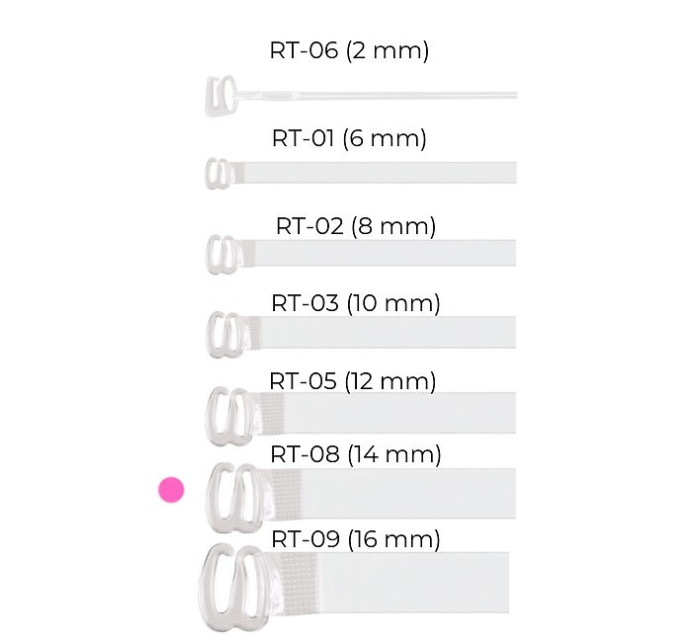 Silikonová ramínka RT 08 model 7462346 - Julimex