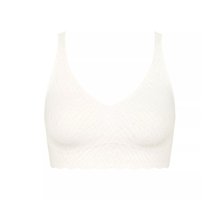 Dámská podprsenka ZERO Feel Bliss Bralette - WHITE - bílá 00GZ - SLOGGI