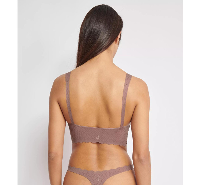 Dámská podprsenka ZERO Feel Bliss Bralette - BROWN - hnědá 1141 - SLOGGI