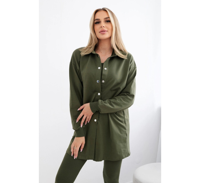 set top a legíny khaki model 20196698 - K-Fashion