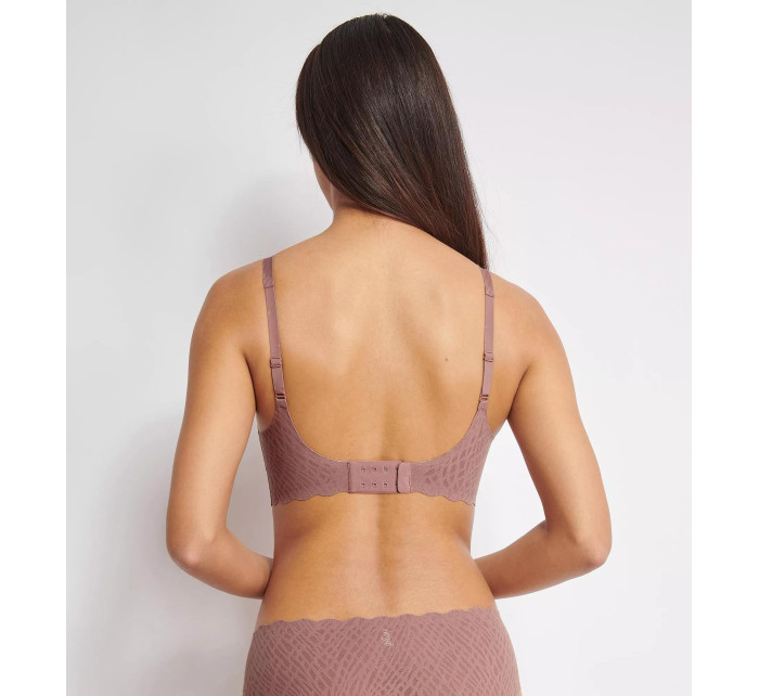 Dámská podprsenka ZERO Feel Bliss Soft bra - BROWN - hnědá 1141 - SLOGGI