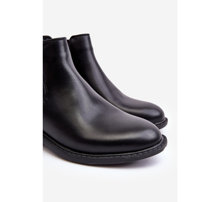 Pánské Chelsea Boots Low Black Dymidi